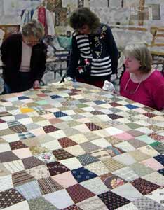 studying quilts